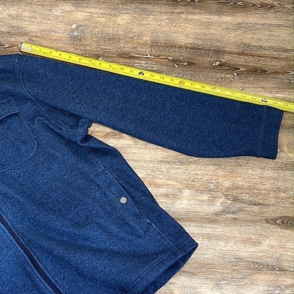 Duluth Trading Co Men's Silver Lining Fleece Full Zip Mock Jacket Size XL Blue - Picture 11 of 14